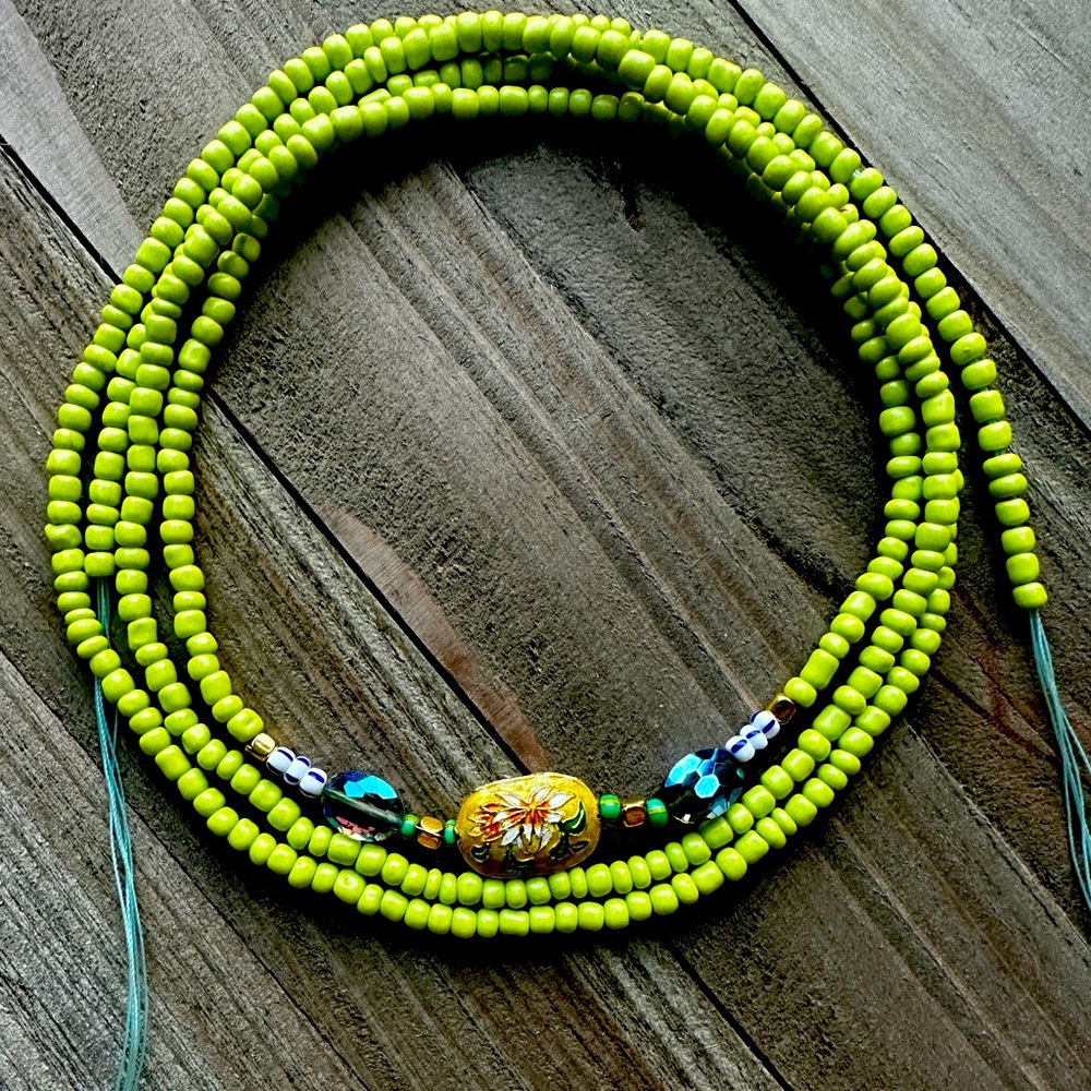Lone Flower Waist Bead